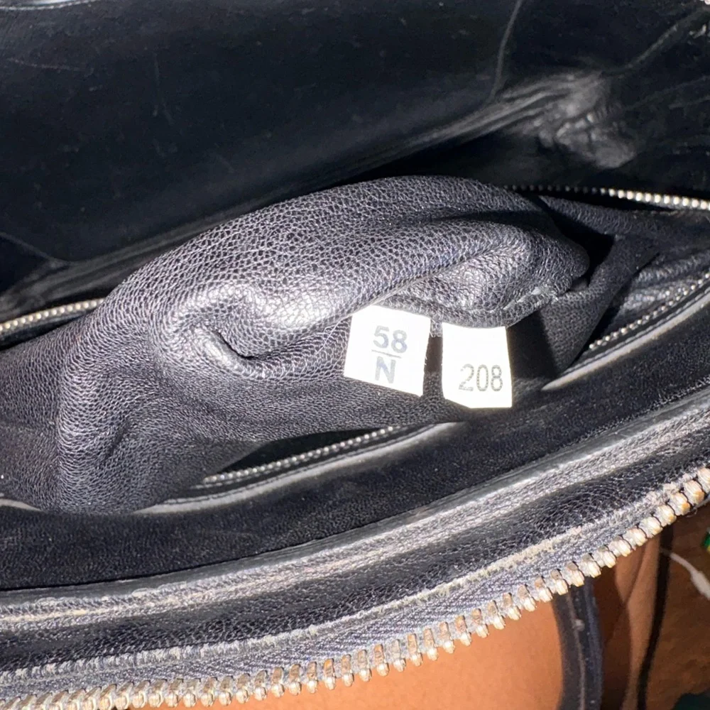 Prada Vintage Black Saffiano Leather Briefcase
